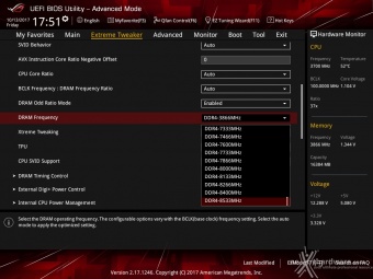 ASUS ROG MAXIMUS X APEX 8. UEFI BIOS - Extreme Tweaker 7