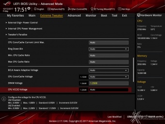 ASUS ROG MAXIMUS X APEX 8. UEFI BIOS - Extreme Tweaker 8
