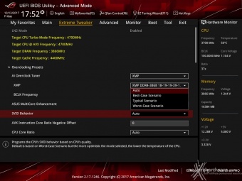 ASUS ROG MAXIMUS X APEX 8. UEFI BIOS - Extreme Tweaker 5
