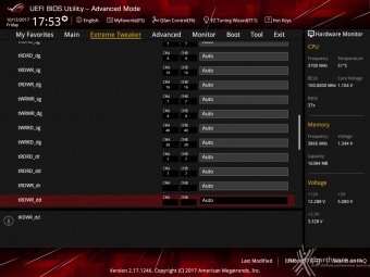 ASUS ROG MAXIMUS X APEX 8. UEFI BIOS - Extreme Tweaker 18