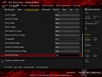 ASUS ROG MAXIMUS X APEX 8. UEFI BIOS - Extreme Tweaker 15