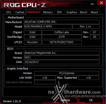 ASUS ROG MAXIMUS X APEX 9. Metodologia di prova 3