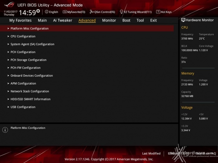 ASUS ROG STRIX Z370-E GAMING 7. UEFI BIOS  -  Impostazioni generali 6