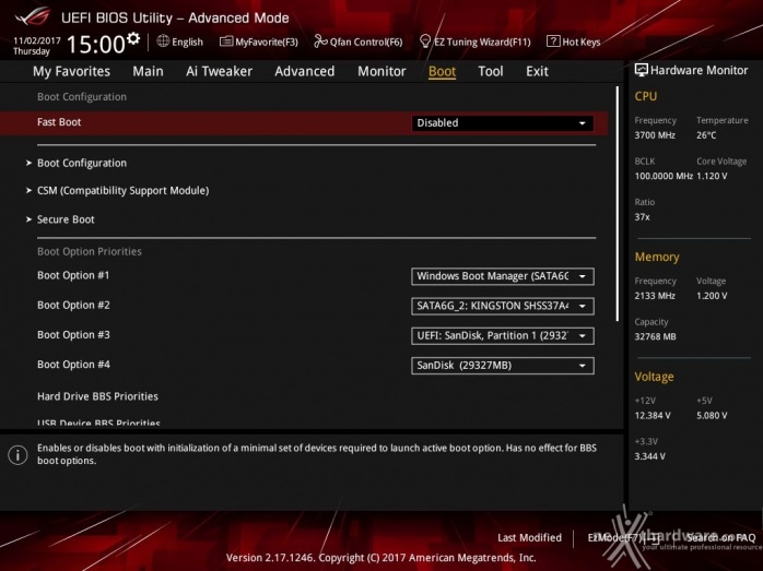 ASUS ROG STRIX Z370-E GAMING 7. UEFI BIOS  -  Impostazioni generali 10