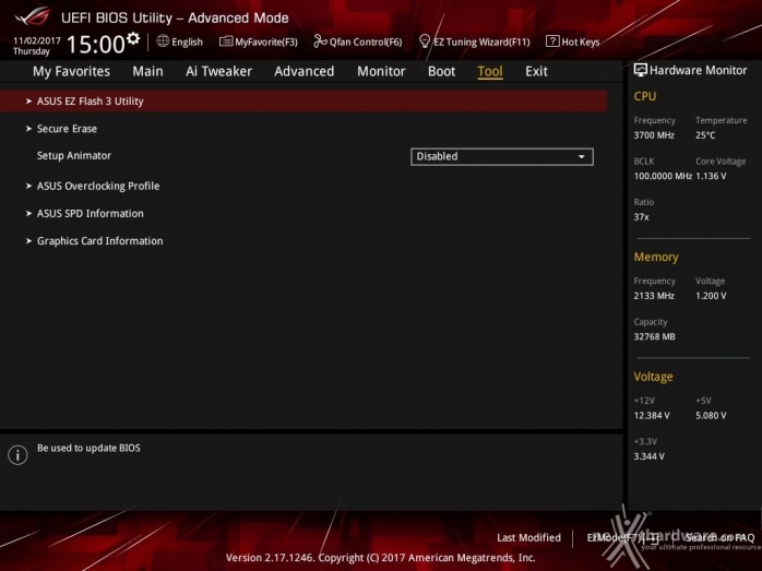 ASUS ROG STRIX Z370-E GAMING 7. UEFI BIOS  -  Impostazioni generali 12