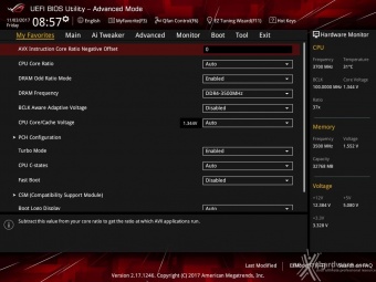 ASUS ROG STRIX Z370-E GAMING 7. UEFI BIOS  -  Impostazioni generali 3