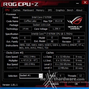 ASUS ROG MAXIMUS X FORMULA 9. Metodologia di prova 6