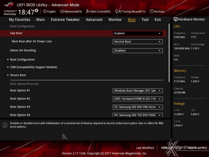 ASUS ROG MAXIMUS X FORMULA 7. UEFI BIOS  -  Impostazioni generali 11
