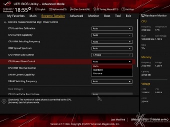 ASUS ROG MAXIMUS X FORMULA 8. UEFI BIOS - Extreme Tweaker 12