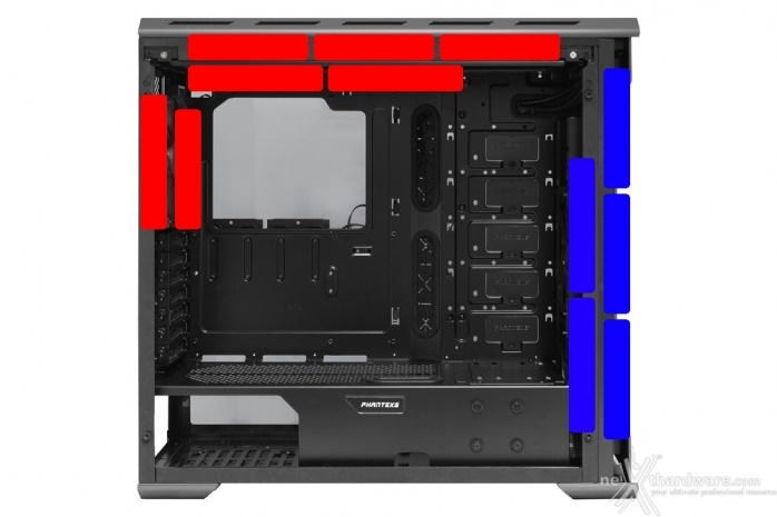 Phanteks Enthoo EVOLV ATX Tempered Glass 6. Raffreddamento 5