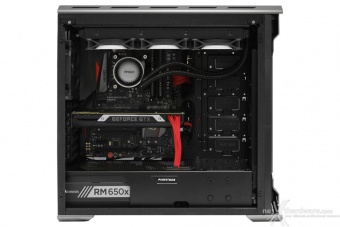 Phanteks Enthoo EVOLV ATX Tempered Glass 7. Installazione componenti 9