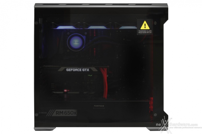 Phanteks Enthoo EVOLV ATX Tempered Glass 7. Installazione componenti 10