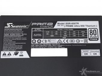 Seasonic PRIME Ultra 850 Titanium 2. Visto da vicino 8