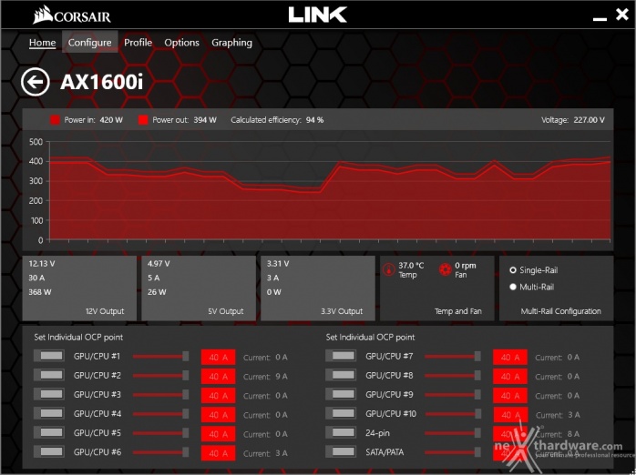 CORSAIR AX1600i 15. Software di gestione 3