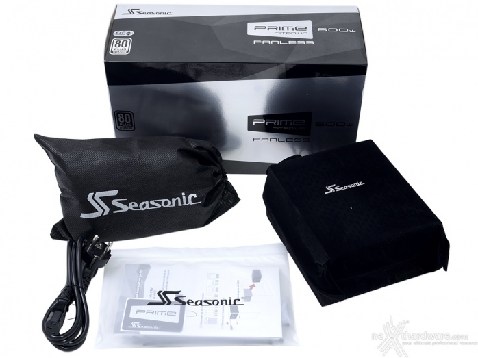 Seasonic PRIME 600 Titanium Fanless 1. Packaging & Bundle 5