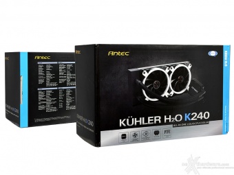 Antec KÜHLER H2O K120 & K240 1. Packaging & Bundle 2