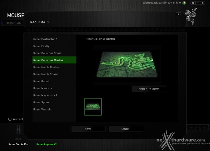 La fascia media secondo Razer 7. Razer Synapse 2 - Abyssus v2 5