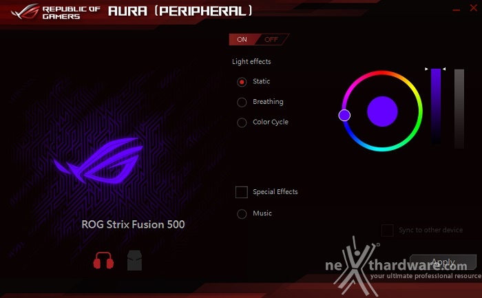 ASUS ROG STRIX Fusion 500 4. Chicche e dintorni 3