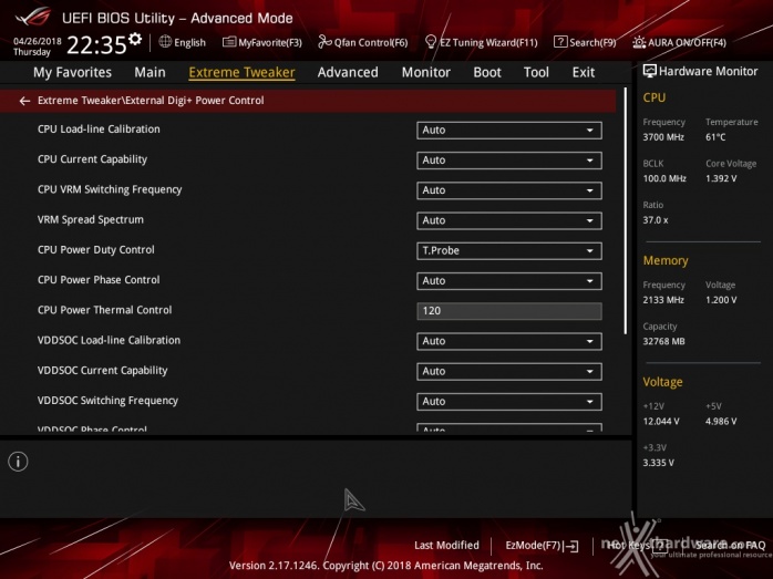 ASUS ROG CROSSHAIR VII HERO (Wi-Fi) 9. UEFI BIOS - Extreme Tweaker 8