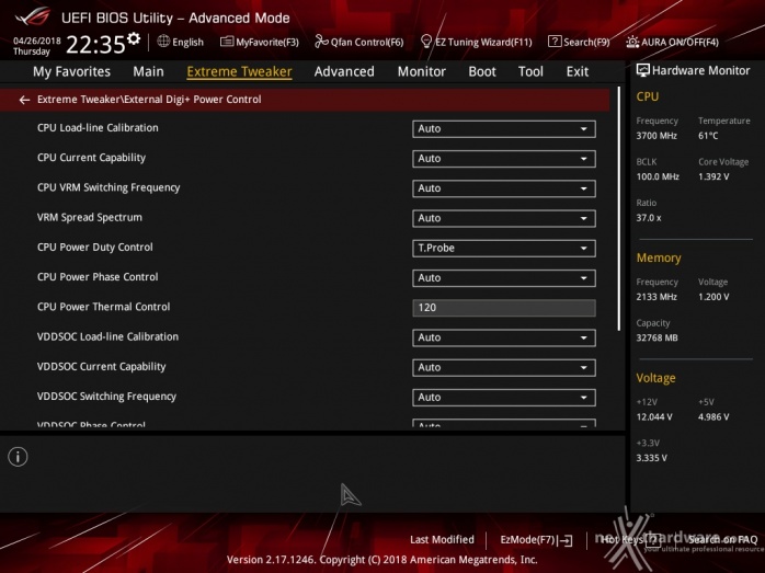 ASUS ROG CROSSHAIR VII HERO (Wi-Fi) 9. UEFI BIOS - Extreme Tweaker 8