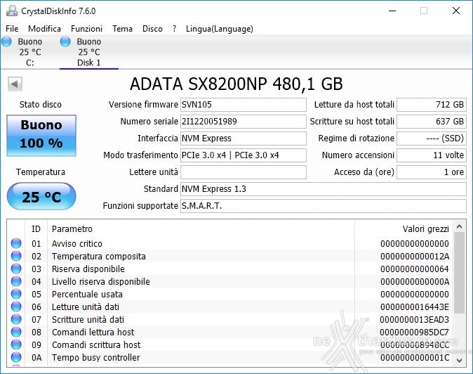 ADATA XPG SX8200 480GB 3. Firmware - TRIM - SSD ToolBox 1