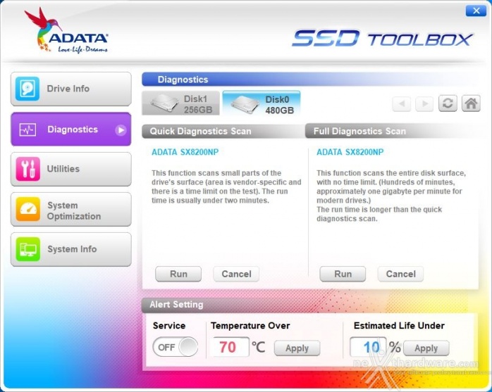 ADATA XPG SX8200 480GB 3. Firmware - TRIM - SSD ToolBox 5