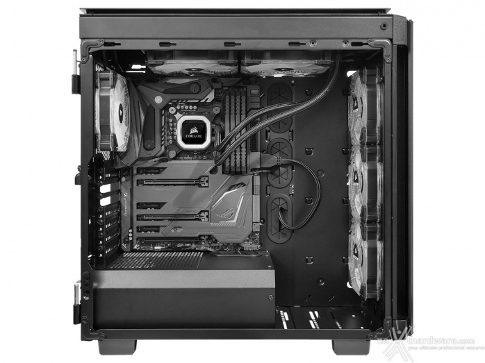 CORSAIR Obsidian 500D 8. Installazione componenti 1