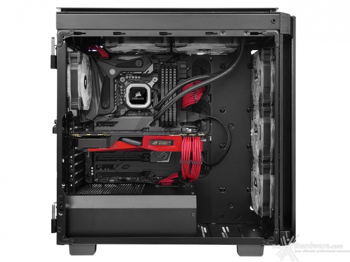 CORSAIR Obsidian 500D 8. Installazione componenti 5