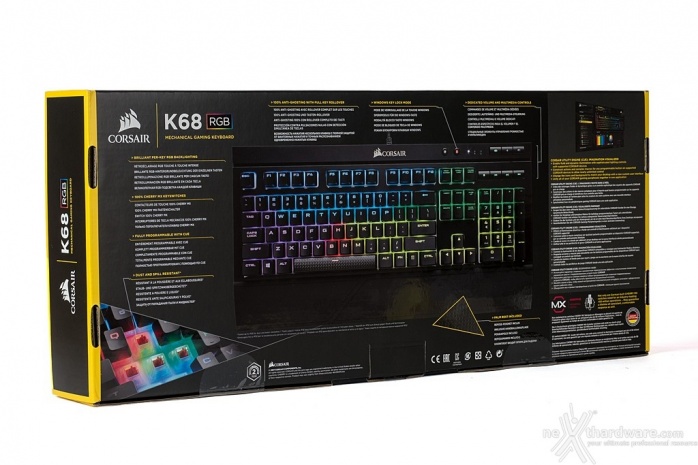 CORSAIR K68 RGB 1. Unboxing 2