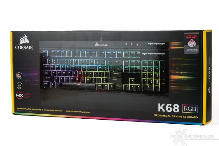 CORSAIR K68 RGB 1. Unboxing 1