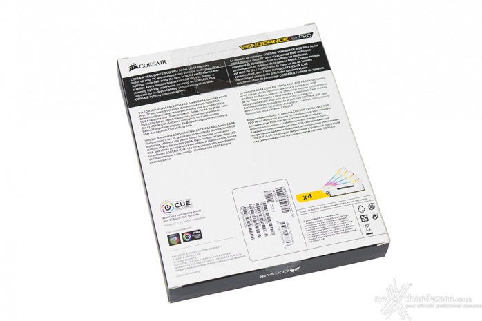 CORSAIR VENGEANCE RGB PRO 3000MHz 32GB C15 1.Packaging & Bundle 2