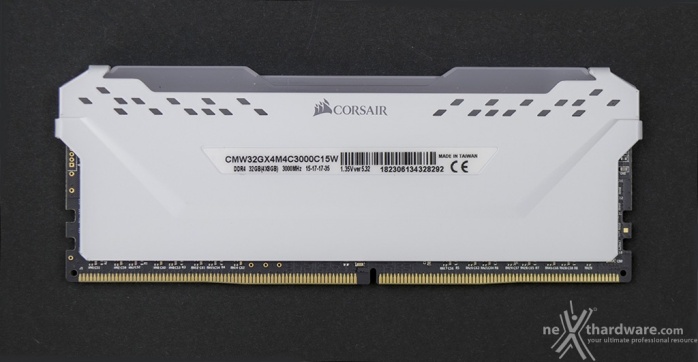 CORSAIR VENGEANCE RGB PRO 3000MHz 32GB C15 2. Presentazione delle memorie 3