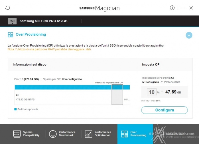 Samsung 970 PRO 512GB 3. Firmware - TRIM - Samsung Magician 9