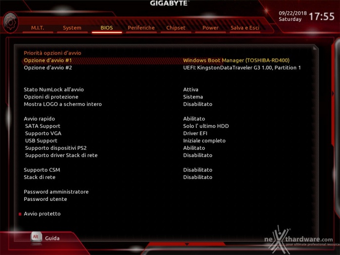 GIGABYTE X399 AORUS XTREME 7. UEFI BIOS - Impostazioni generali 7