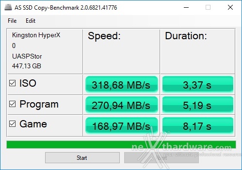 HyperX SAVAGE EXO 480GB 6. AS SSD Benchmark 4