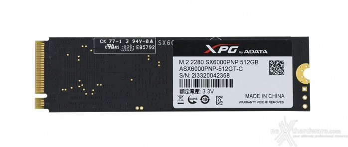 ADATA XPG SX6000 Pro 512GB 1. Visto da vicino 7
