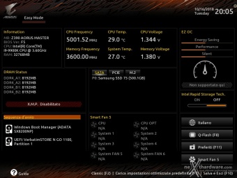 GIGABYTE Z390 AORUS MASTER 7. UEFI BIOS  -  Impostazioni generali 1