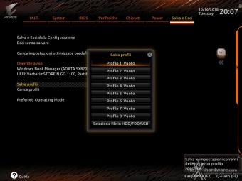 GIGABYTE Z390 AORUS MASTER 7. UEFI BIOS  -  Impostazioni generali 12