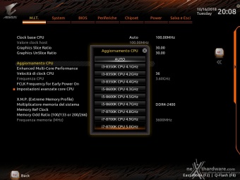 GIGABYTE Z390 AORUS MASTER 8. UEFI BIOS - M.I.T. 4