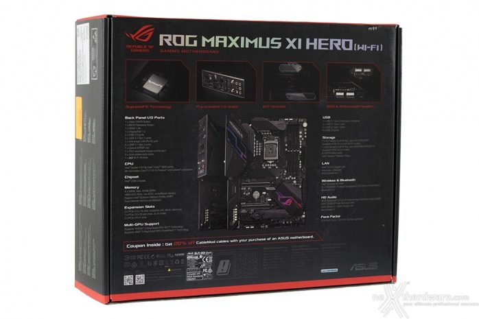 ASUS ROG MAXIMUS XI HERO (WI-FI) 2. Packaging & Bundle 2