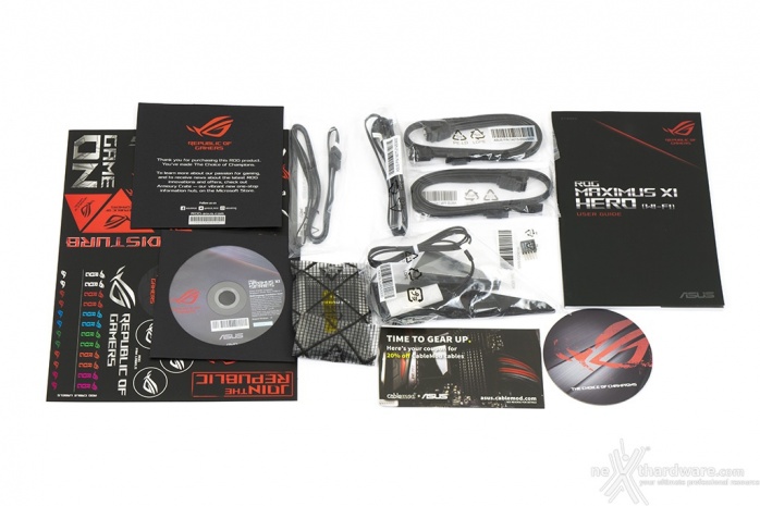 ASUS ROG MAXIMUS XI HERO (WI-FI) 2. Packaging & Bundle 7