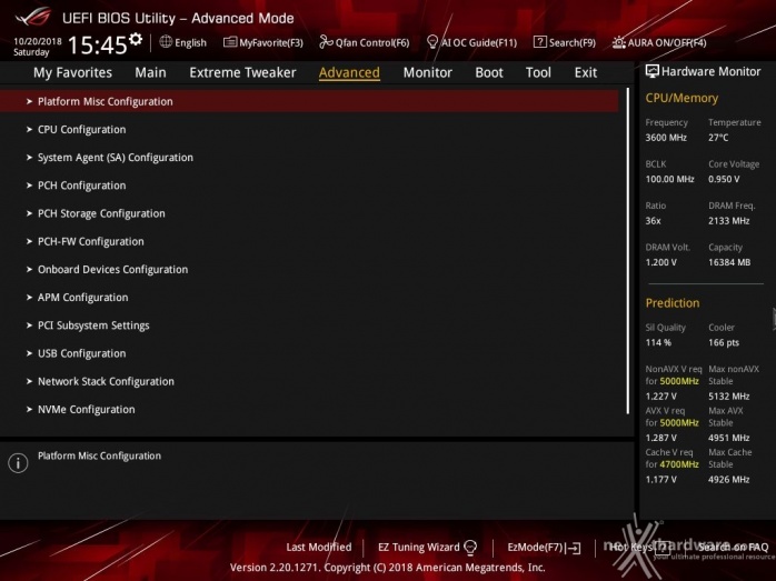 ASUS ROG MAXIMUS XI HERO (WI-FI) 7. UEFI BIOS  -  Impostazioni generali 6