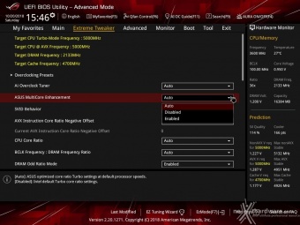 ASUS ROG MAXIMUS XI HERO (WI-FI) 8. UEFI BIOS - Extreme Tweaker 4