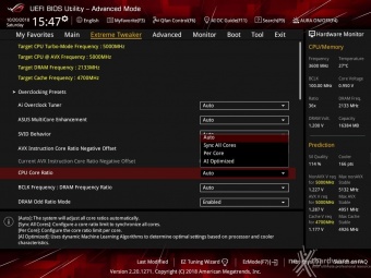 ASUS ROG MAXIMUS XI HERO (WI-FI) 8. UEFI BIOS - Extreme Tweaker 7