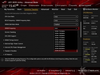 ASUS ROG MAXIMUS XI HERO (WI-FI) 8. UEFI BIOS - Extreme Tweaker 8