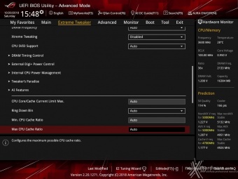 ASUS ROG MAXIMUS XI HERO (WI-FI) 8. UEFI BIOS - Extreme Tweaker 9