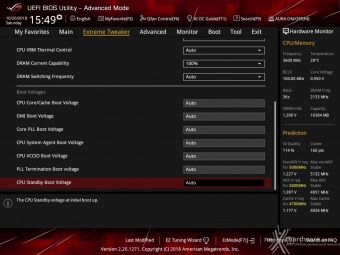 ASUS ROG MAXIMUS XI HERO (WI-FI) 8. UEFI BIOS - Extreme Tweaker 14