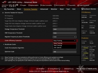 ASUS ROG MAXIMUS XI HERO (WI-FI) 8. UEFI BIOS - Extreme Tweaker 17