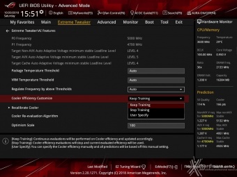 ASUS ROG MAXIMUS XI HERO (WI-FI) 8. UEFI BIOS - Extreme Tweaker 17