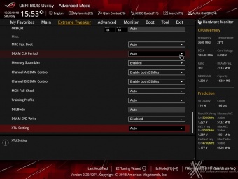 ASUS ROG MAXIMUS XI HERO (WI-FI) 8. UEFI BIOS - Extreme Tweaker 22